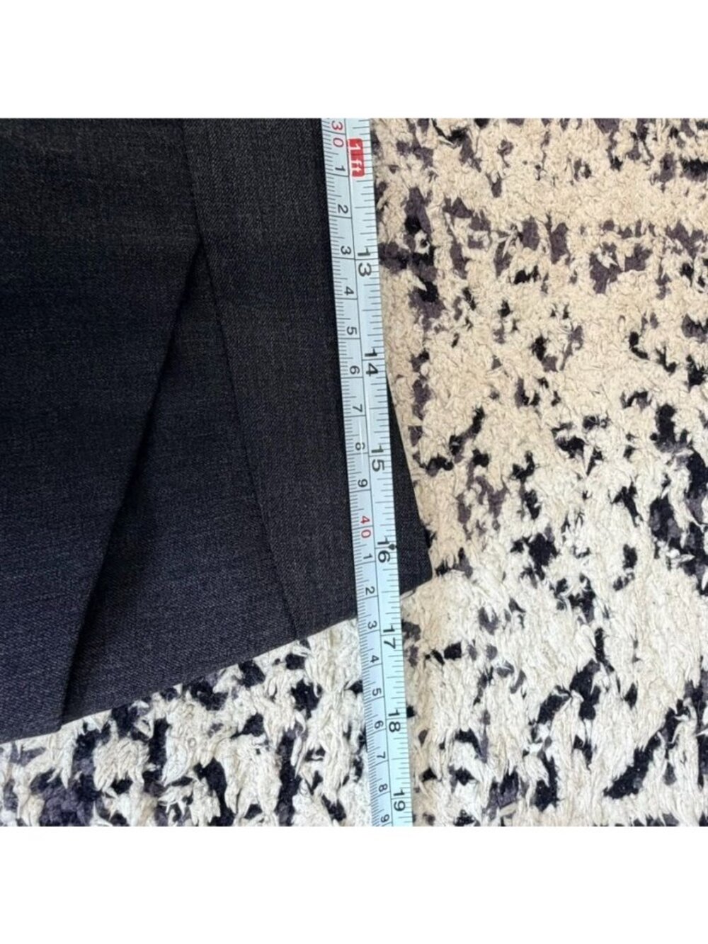 Lafayette 148 New York Irving Gray Wool Blend Dress Pants Women's Size 8 H86 - Picture 11 of 15
